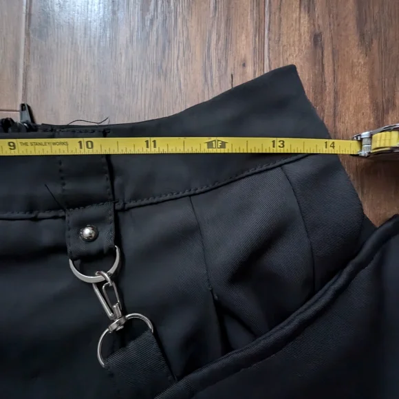 Cargo Anime Goth Military Fashion Show Short Skirt Cargo Pocket Clip Punk - Picture 4 of 5